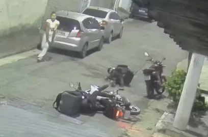 PM reage a assalto em São Paulo e mata dois suspeitos; ação foi registrada por câmeras